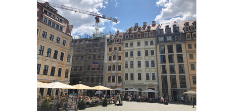 Juni 2020 Fertigstellung Rohbau Augustiner – Rampische Straße 2 Dresden
